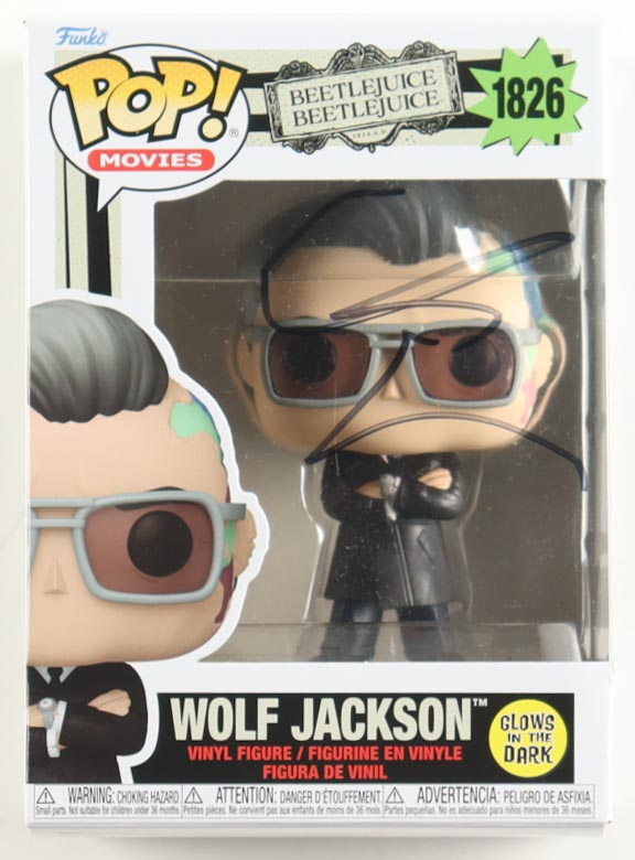 Willem Dafoe Signed "Beetlejuice Beetlejuice" #1826 Wolf Jackson Funko Pop! Vinyl Figure (Beckett) at PristineAuction.com Willem Dafoe Signed "Beetlejuice Beetlejuice" #1826 Wolf Jackson Funko Pop! Vinyl Figure (Beckett) at PristineAuction.com