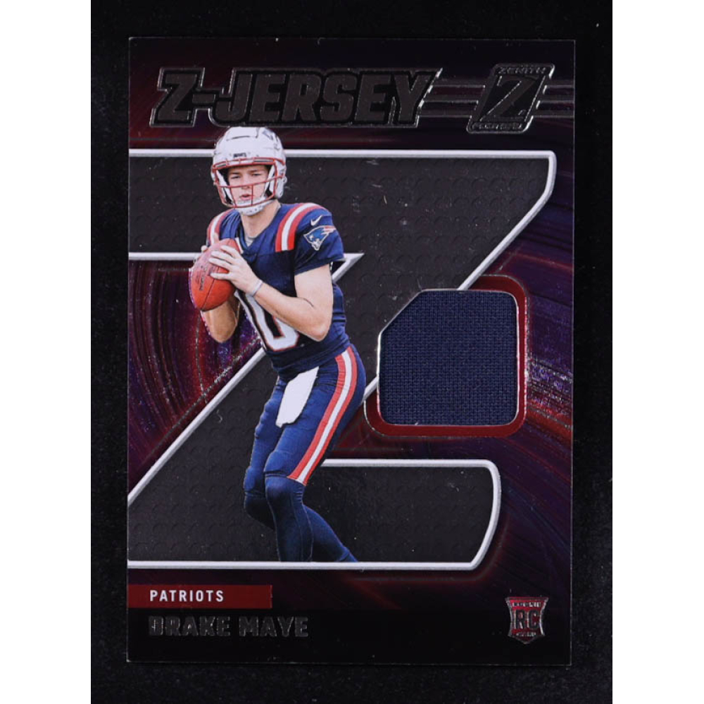 Drake Maye 2024 Zenith Z Jersey #2 RC at PristineAuction.com