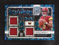 Jayden Daniels 2024 Panini Spectra Building Blocks Materials Neon Blue #4 #18/60 RC at PristineAuction.com