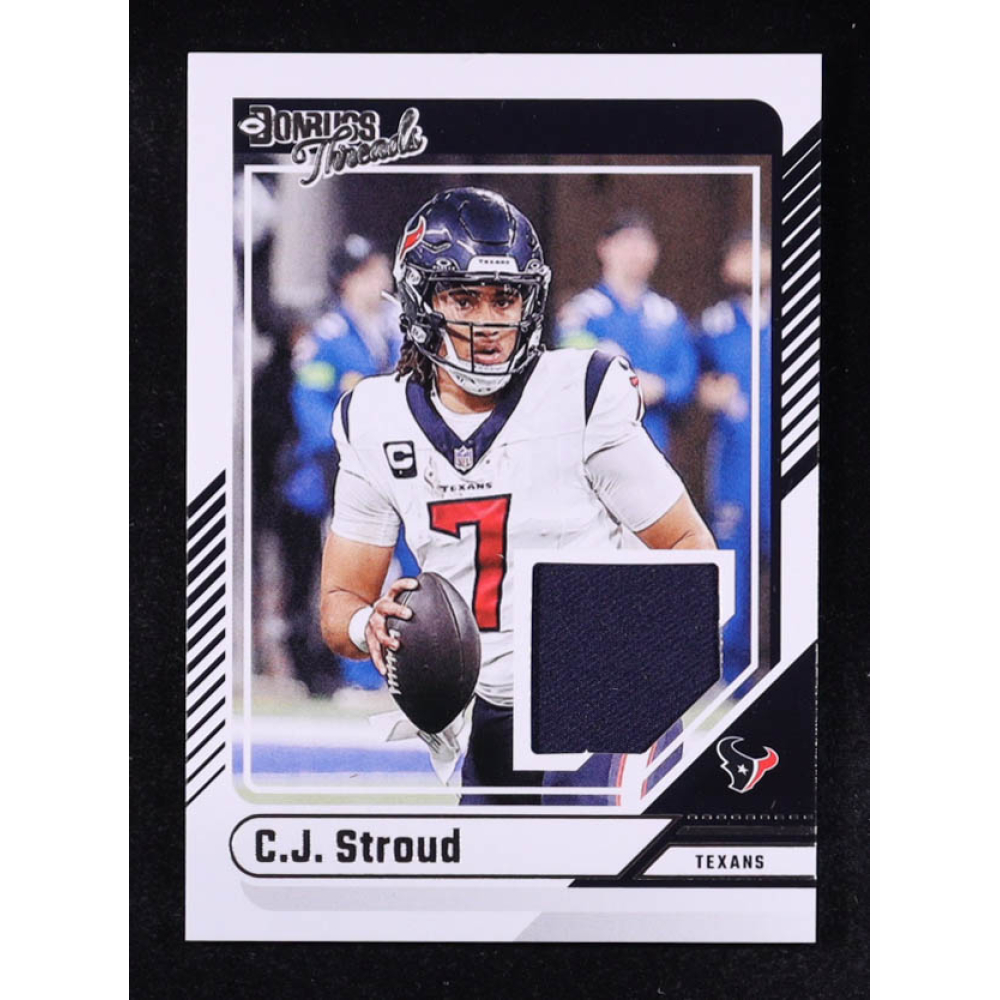 CJ Stroud 2024 Donruss Threads #16 at PristineAuction.com