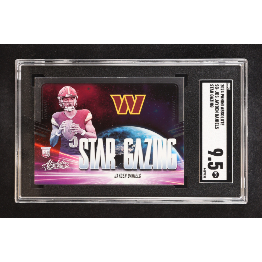 Jayden Daniels 2024 Absolute Star Gazing #19 RC (SGC 9.5) at PristineAuction.com