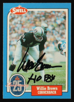 Willie Brown Signed 1988 Swell Greats #35 Inscribed "HOF 84" (JSA) at PristineAuction.com