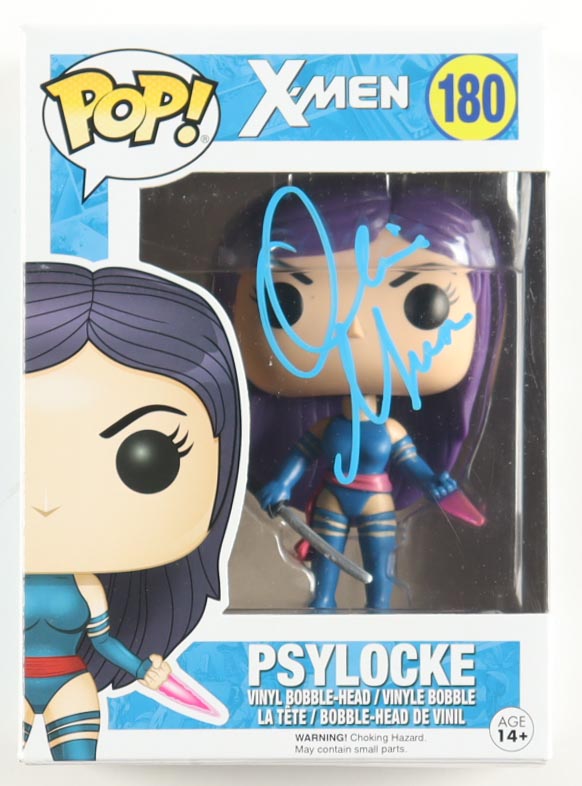 Olivia Munn Signed "X-Men" #180 Psylocke Bobble-Head Funko Pop! Vinyl Figure (Beckett) at PristineAuction.com Olivia Munn Signed "X-Men" #180 Psylocke Bobble-Head Funko Pop! Vinyl Figure (Beckett) at PristineAuction.com
