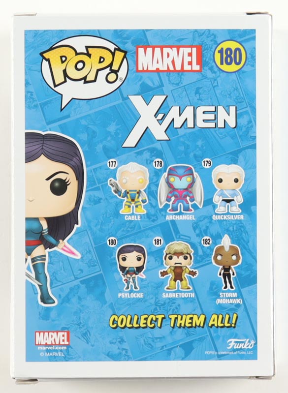 Olivia Munn Signed "X-Men" #180 Psylocke Bobble-Head Funko Pop! Vinyl Figure (Beckett) at PristineAuction.com Olivia Munn Signed "X-Men" #180 Psylocke Bobble-Head Funko Pop! Vinyl Figure (Beckett) at PristineAuction.com