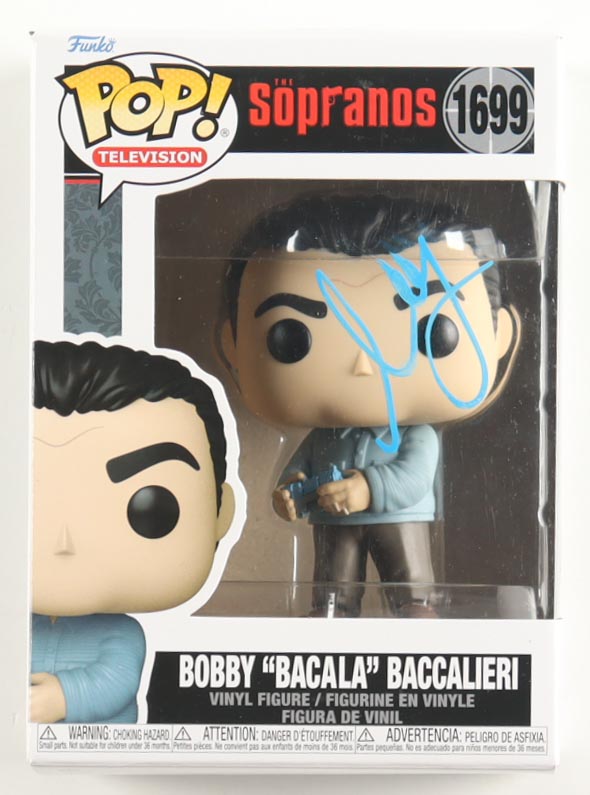 Steve Schirripa Signed "The Sopranos" #1699 Bobby "Bacala" Bacala Funko Pop! Vinyl Figure (Beckett) at PristineAuction.com Steve Schirripa Signed "The Sopranos" #1699 Bobby "Bacala" Bacala Funko Pop! Vinyl Figure (Beckett) at PristineAuction.com