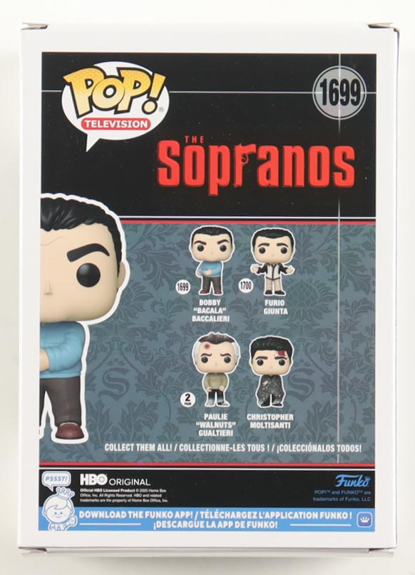 Steve Schirripa Signed "The Sopranos" #1699 Bobby "Bacala" Bacala Funko Pop! Vinyl Figure (Beckett) at PristineAuction.com Steve Schirripa Signed "The Sopranos" #1699 Bobby "Bacala" Bacala Funko Pop! Vinyl Figure (Beckett) at PristineAuction.com
