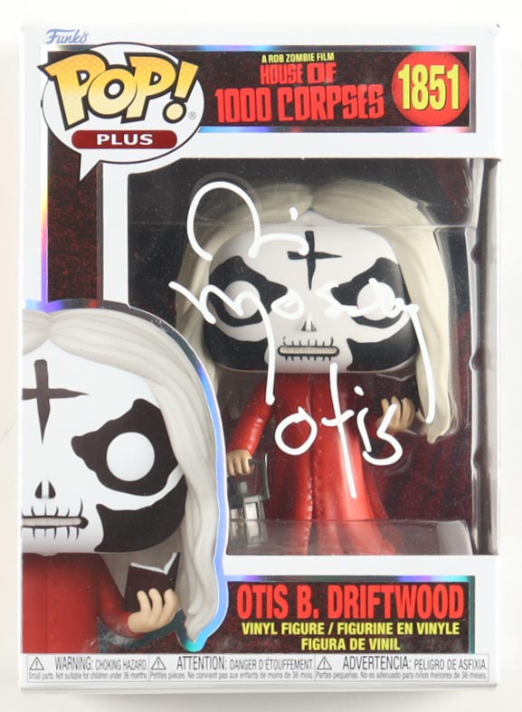Bill Moseley Signed "House of 1000 Corpses" #1851 Otis B. Driftwood Funko Pop! Vinyl Figure Inscribed "Otis" (Beckett) at PristineAuction.com Bill Moseley Signed "House of 1000 Corpses" #1851 Otis B. Driftwood Funko Pop! Vinyl Figure Inscribed "Otis" (Beckett) at PristineAuction.com