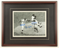 Jerry Koosman, Jerry Gore & Ed Charles Signed Mets Custom Framed Photo Display (AutographCOA & AutographPros) at PristineAuction.com