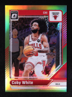 Coby White 2024-25 Donruss Optic Lime Green #76 #003/149 at PristineAuction.com