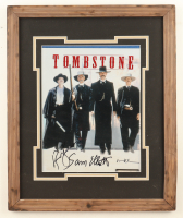 "Tombstone" Custom Framed Photo Display Cast-Signed By (4) With Sam Elliot, Val Kilmer, Kurt Russell & Bill Paxton (AutographCOA & AutographPros) at PristineAuction.com