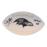 Joe Flacco Signed Ravens Logo Football Inscribed "SB XLVII MVP" (Beckett) at PristineAuction.com