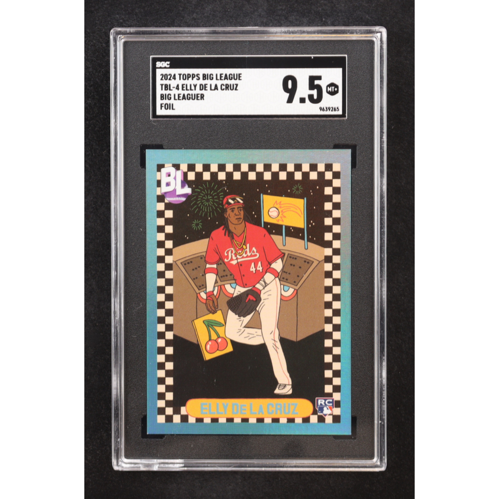 Elly De La Cruz 2024 Topps Big League Big Leaguer Foil #TBL4 RC (SGC 9.5) at PristineAuction.com