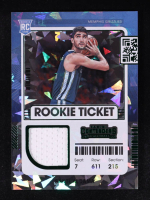 Santi Aldama 2021-22 Panini Contenders Rookie Ticket Swatches Green Ice #30 RC at PristineAuction.com