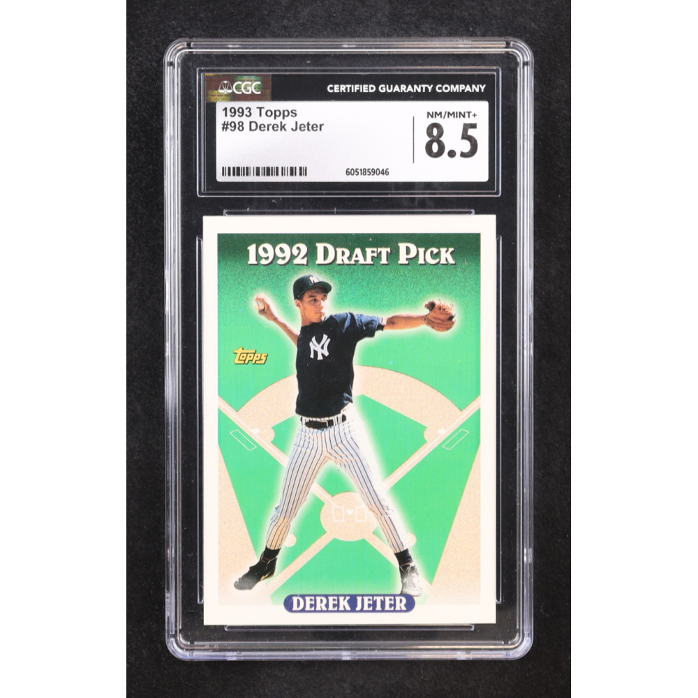 Derek Jeter 1993 Topps #98 RC (CGC 8.5) at PristineAuction.com