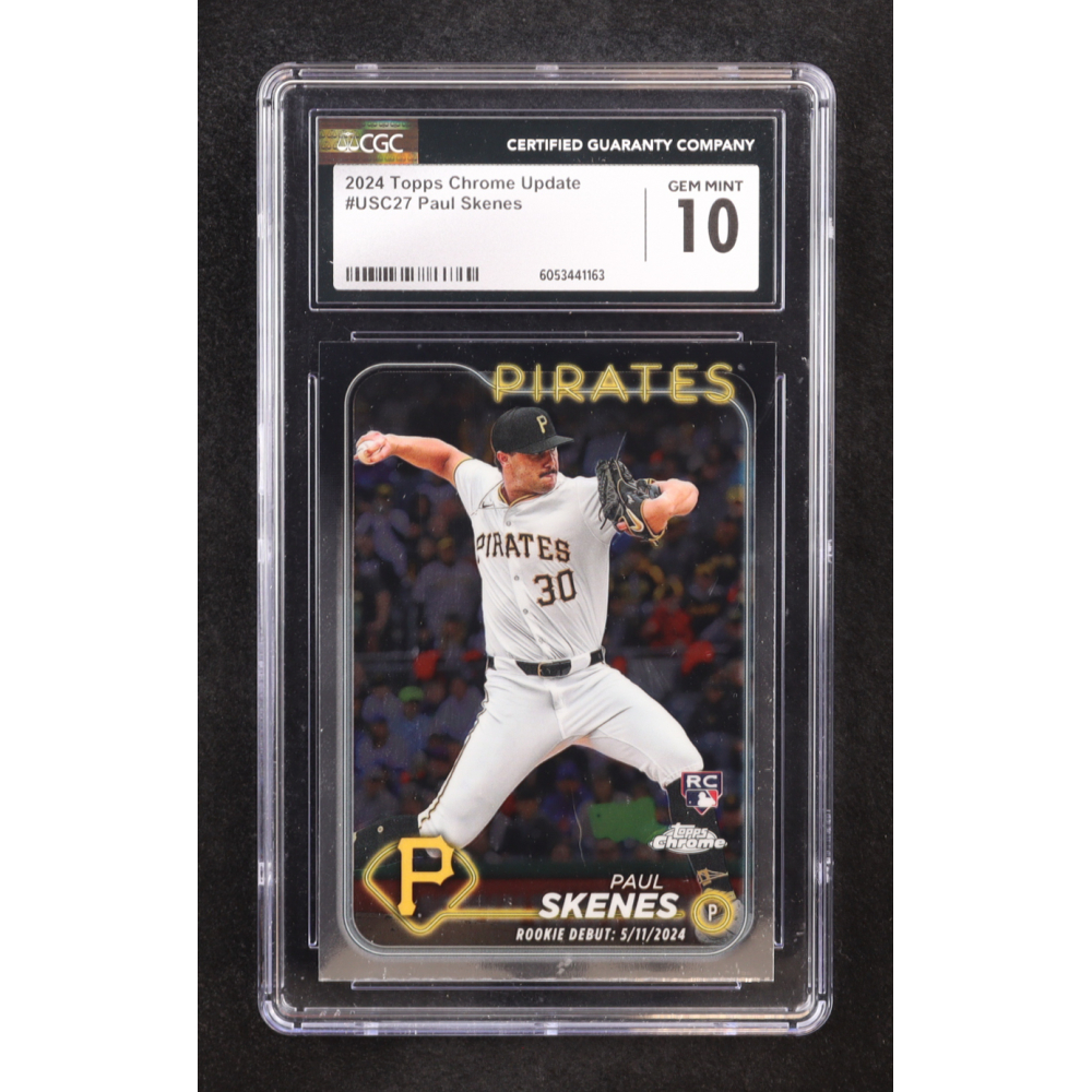 Paul Skenes 2024 Topps Chrome Update #USC27 RC (CGC 10) at PristineAuction.com