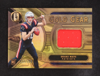 Drake Maye 2024 Panini Gold Standard Gold Gear #4 #022/299 RC at PristineAuction.com