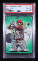 Mike Trout 2022 Topps Inception Green #1 (PSA 10) at PristineAuction.com