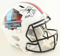 Adrian Peterson Signed NFL Hall of Fame Speed Helmet Inscribed "MVP" (JSA) at PristineAuction.com