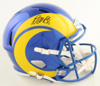 Davante Adams Signed Rams Full-Size Speed Helmet (Beckett) at PristineAuction.com
