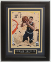 Michael Porter Jr. Signed Nuggets Custom Framed Photo (PSA) at PristineAuction.com
