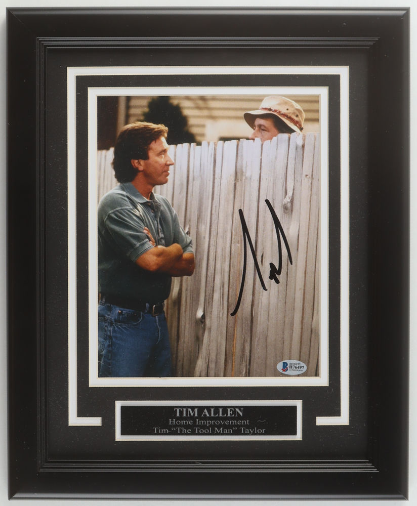 Tim Allen Signed "Home Improvement" Custom Framed Photo Display (Beckett) at PristineAuction.com Tim Allen Signed "Home Improvement" Custom Framed Photo Display (Beckett) at PristineAuction.com