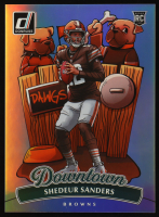 Shedeur Sanders 2025 Panini Donruss Football Oversized Downtown Jumbo #17 RC at PristineAuction.com
