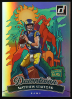 Matthew Stafford 2025 Panini Donruss Football Oversized Downtown Jumbo #6 at PristineAuction.com