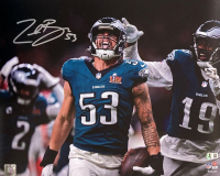 DeVonta Smith Signed Eagles 16x20 Photo (Beckett) at PristineAuction.com
