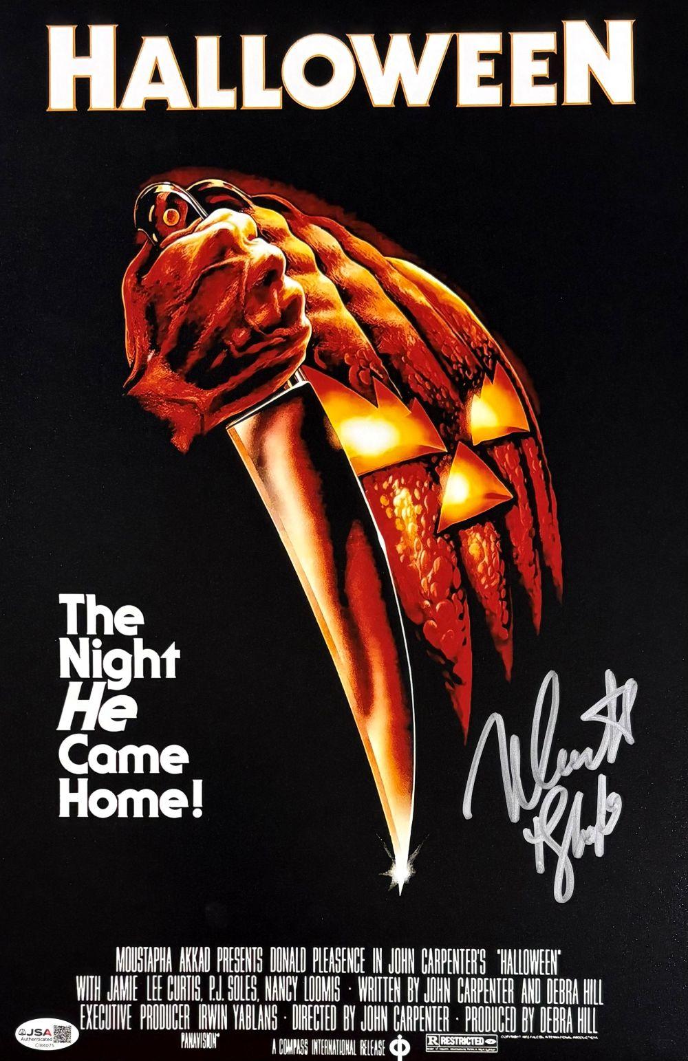 Nick Castle Signed "Halloween" 11x17 Photo Inscribed "The Shape" (JSA) at PristineAuction.com Nick Castle Signed "Halloween" 11x17 Photo Inscribed "The Shape" (JSA) at PristineAuction.com