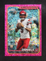 Jayden Daniels 2024 Topps Chrome Magenta Speckle Refractors #201 #049/399 RC at PristineAuction.com