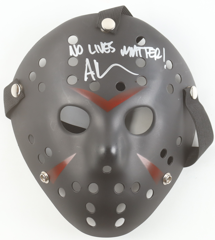 Ari Lehman Signed "Friday the 13th" Jason Voorhees Mask Inscribed "No Lives Matter!" (Schwartz) at PristineAuction.com Ari Lehman Signed "Friday the 13th" Jason Voorhees Mask Inscribed "No Lives Matter!" (Schwartz) at PristineAuction.com
