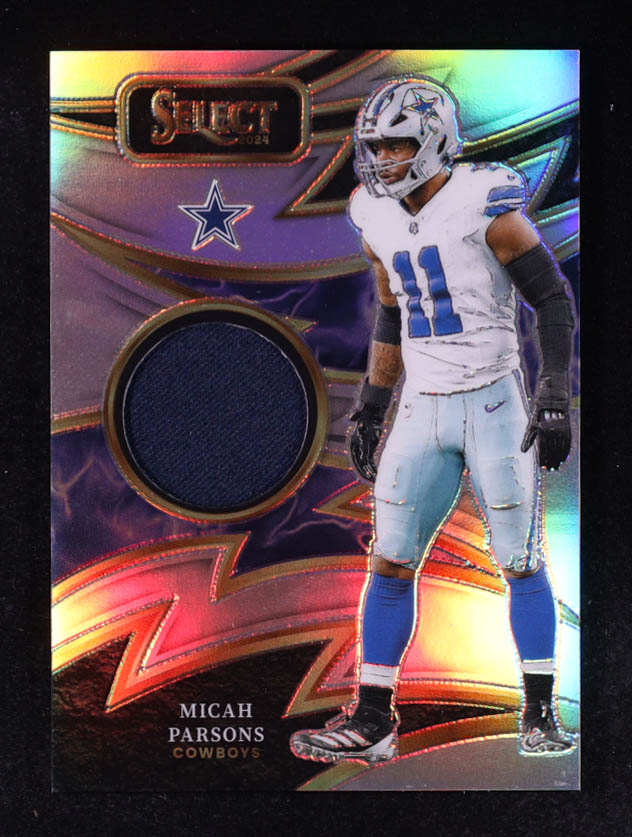 Micah Parsons 2024 Select Sparks Materials Prizm #39 #133/149 at PristineAuction.com Micah Parsons 2024 Select Sparks Materials Prizm #39 #133/149 at PristineAuction.com