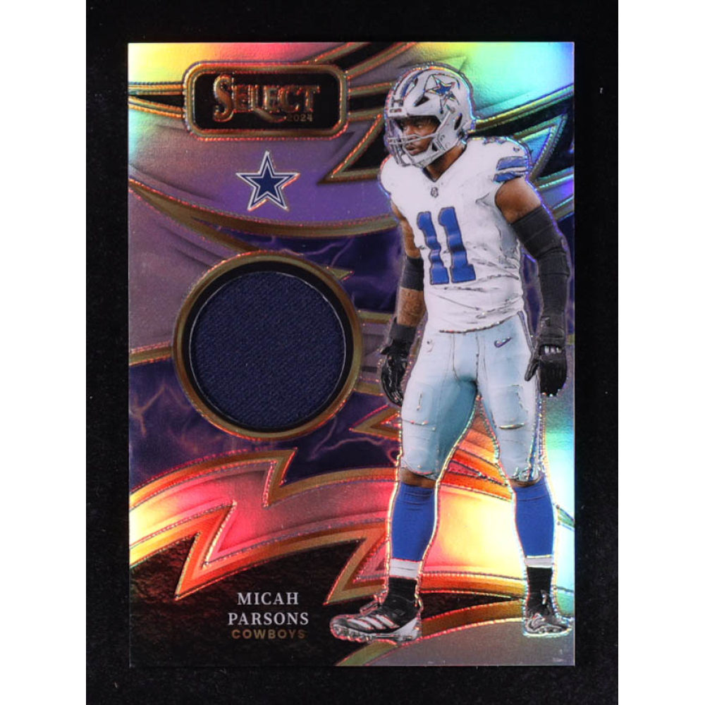 Micah Parsons 2024 Select Sparks Materials Prizm #39 #133/149 at PristineAuction.com