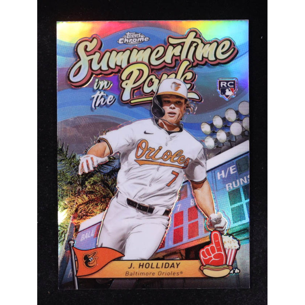 Jackson Holliday 2024 Topps Chrome Summertime in the Park #SITP8 RC at PristineAuction.com