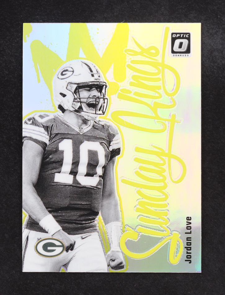 Jordan Love 2024 Donruss Optic Sunday Kings #9 at PristineAuction.com Jordan Love 2024 Donruss Optic Sunday Kings #9 at PristineAuction.com