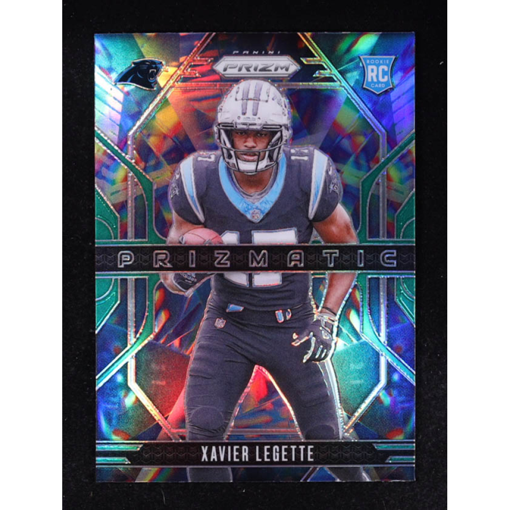 Xavier Legette 2024 Panini Prizm Prizmatic Prizms Green #16 RC at PristineAuction.com