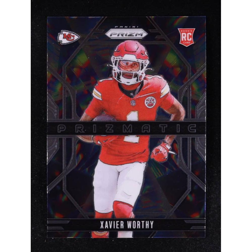 Xavier Worthy 2024 Panini Prizm Prizmatic #14 RC at PristineAuction.com