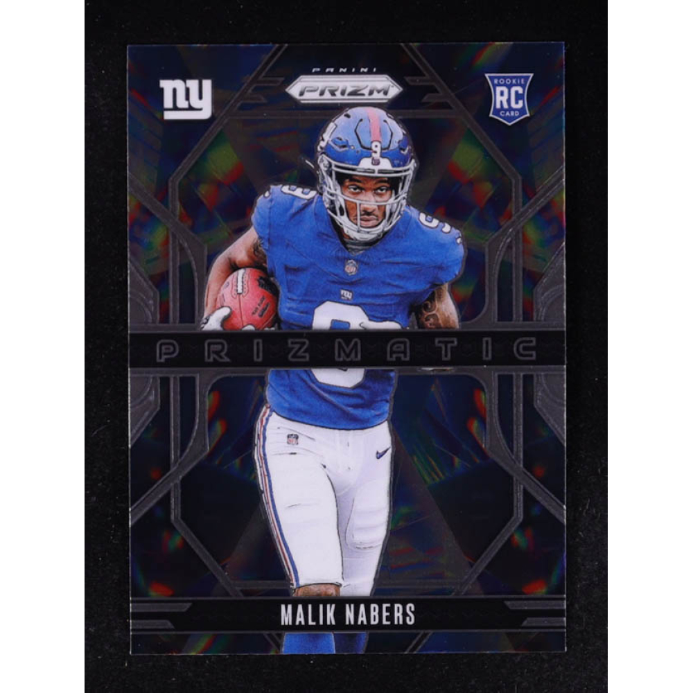 Malik Nabers 2024 Panini Prizm Prizmatic #13 RC at PristineAuction.com