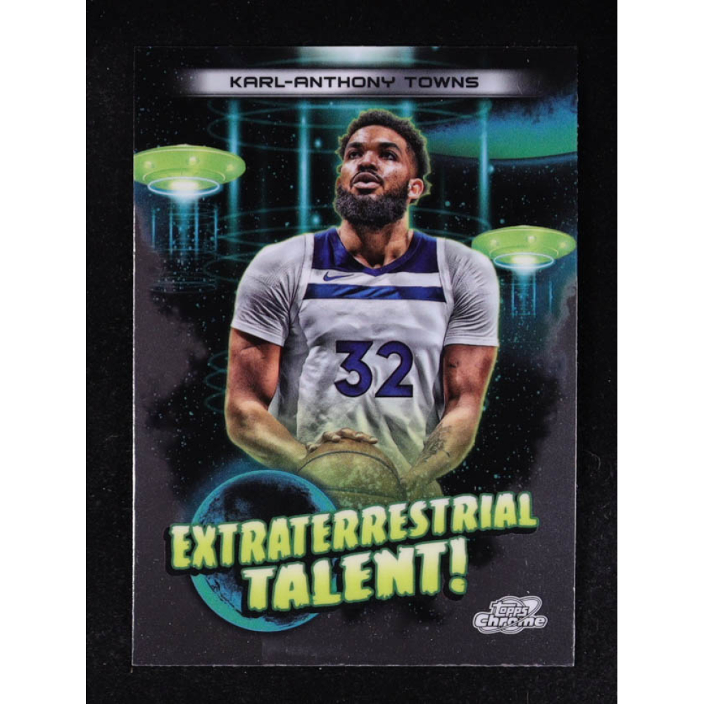 Karl-Anthony Towns 2023-24 Topps Cosmic Chrome Extraterrestrial Talent #ET7 at PristineAuction.com