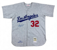Sandy Koufax Signed Dodgers Mitchell & Ness Authentic Jersey Inscribed "HOF 72" (Steiner, MLB & Online Authentics) at PristineAuction.com