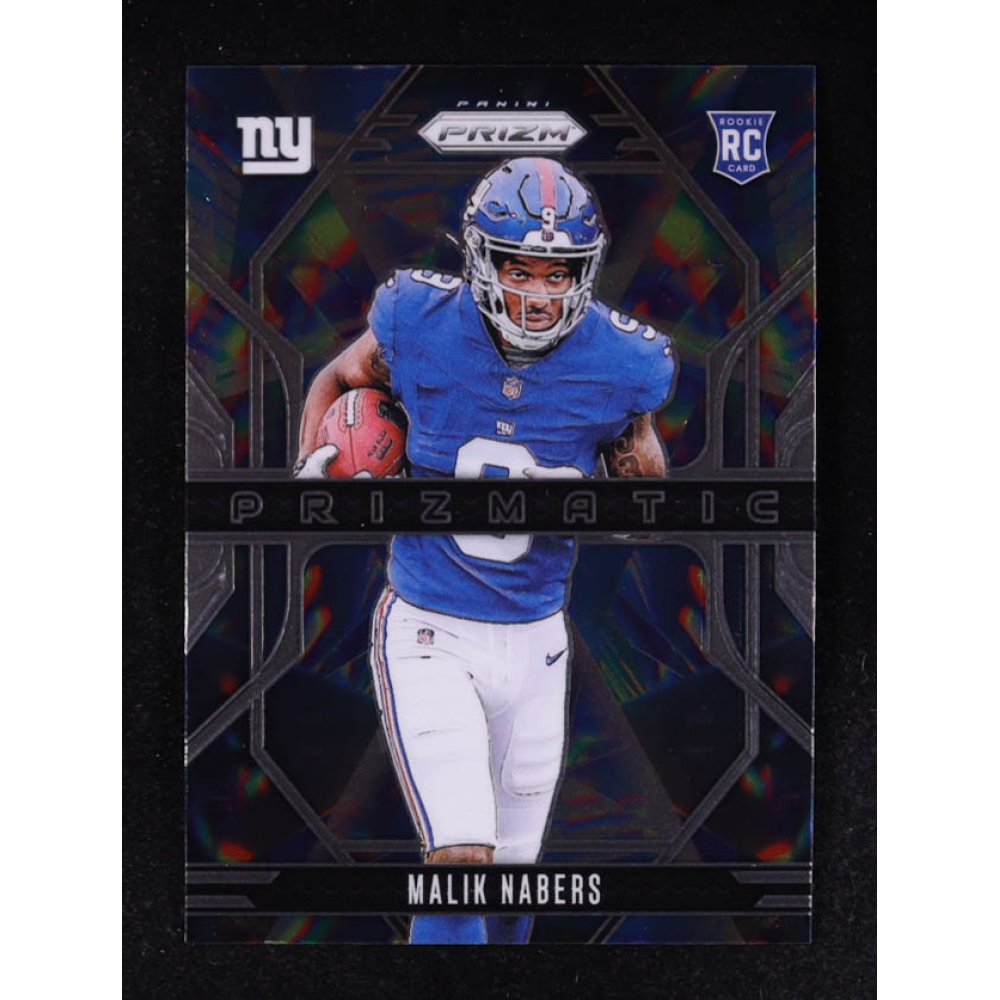 Malik Nabers 2024 Panini Prizm Prizmatic #13 RC at PristineAuction.com