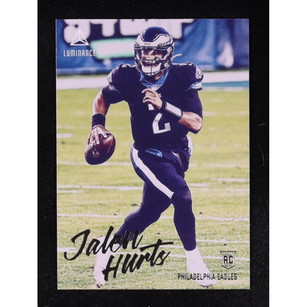 Jalen Hurts 2020 Panini Luminance #210 Chronicles RC at PristineAuction.com