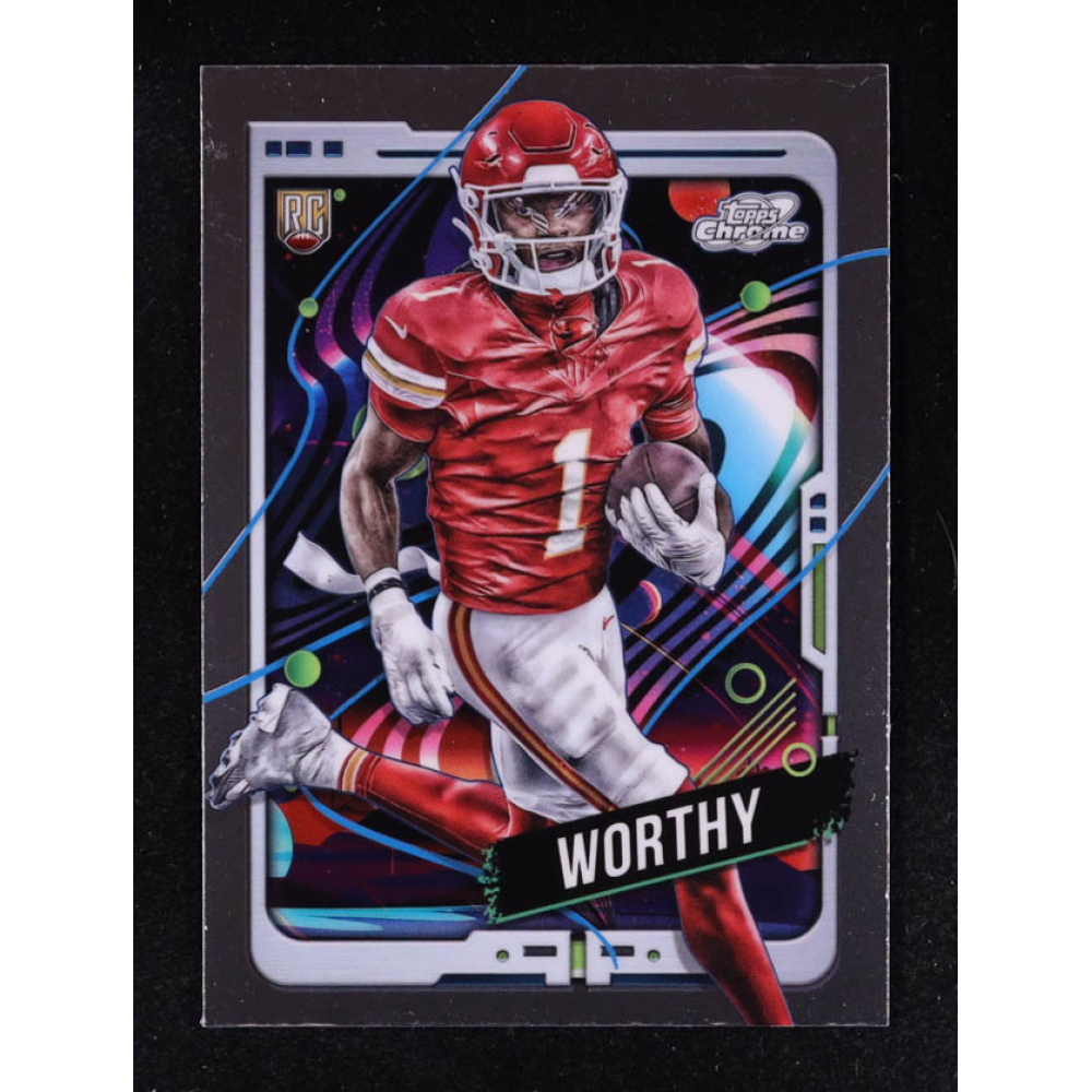 Xavier Worthy 2024 Topps Cosmic Chrome #146 RC at PristineAuction.com