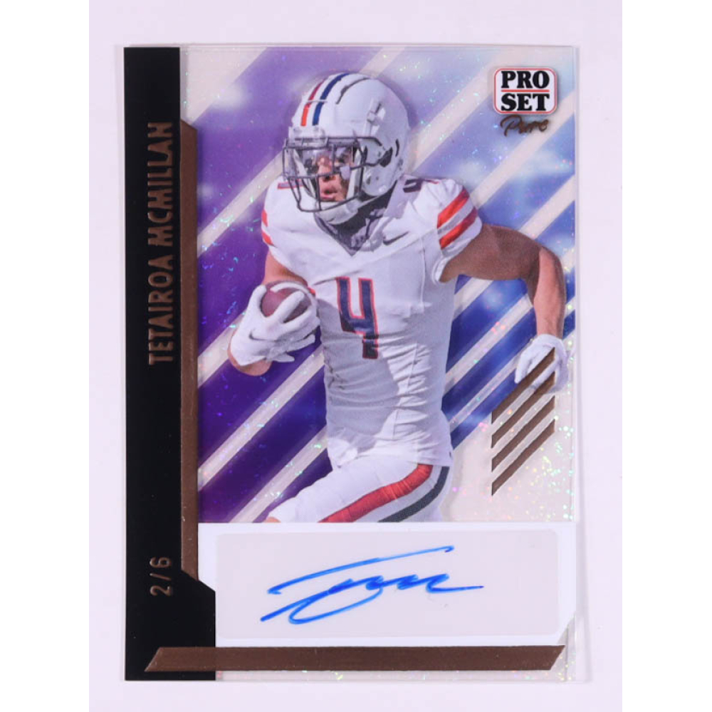 Tetairoa McMillan 2024 Pro Set Pure Stardust Bronze Spectrum #BATMM #2/6 RC at PristineAuction.com