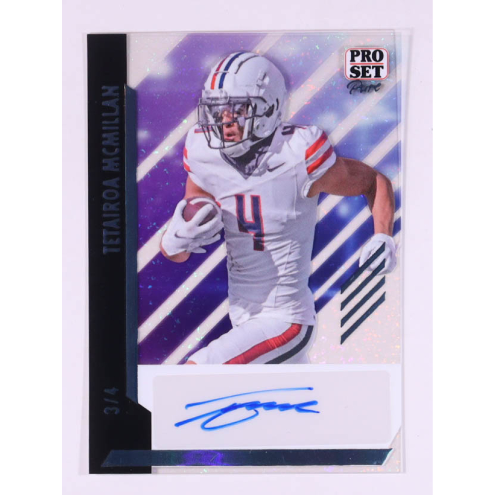 Tetairoa McMillan 2024 Pro Set Pure Stardust Platinum Spectrum #BATMM #3/4 RC at PristineAuction.com