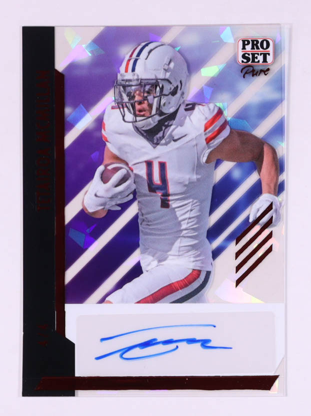 Tetairoa McMillan 2024 Pro Set Pure Crystals Red Spectrum #BATMM #4/4 RC at PristineAuction.com Tetairoa McMillan 2024 Pro Set Pure Crystals Red Spectrum #BATMM #4/4 RC at PristineAuction.com