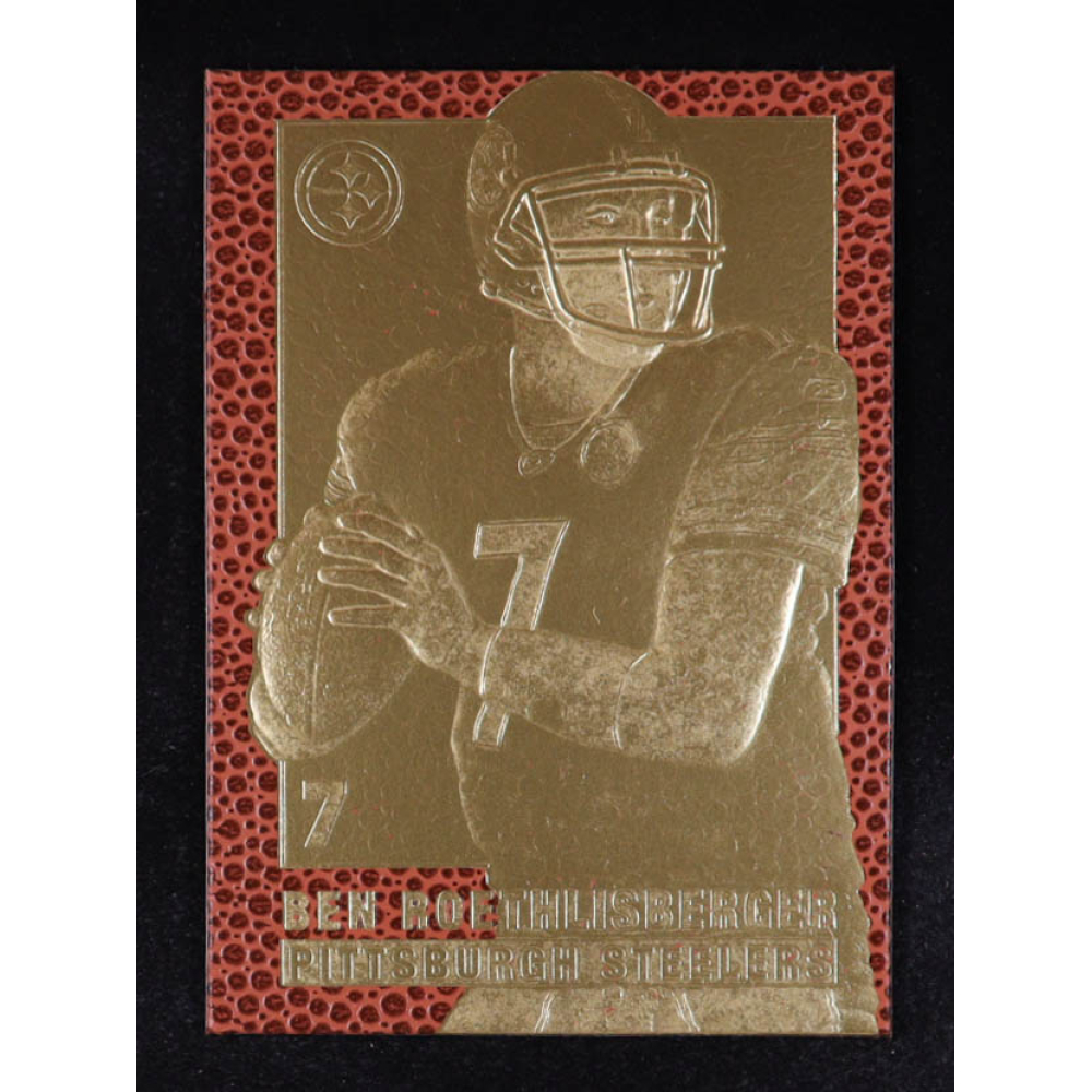 Ben Roethlisberger 2003 Merrick Mint Feel the Game 23KT Gold RC at PristineAuction.com