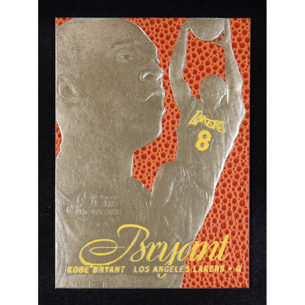 Kobe Bryant 1996-97 Flair Showcase Feel the Game 23Kt Gold RC at PristineAuction.com