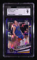 Nikola Jokic 2023-24 Donruss Optic Purple Shock #19 (CGC 9) at PristineAuction.com