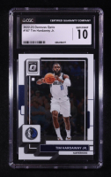Tim Hardaway Jr. 2022-23 Donruss Optic #167 (CGC 10) at PristineAuction.com